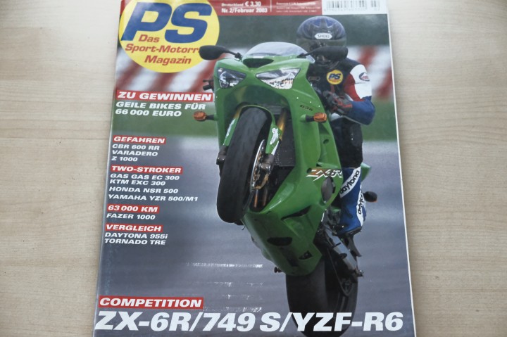 Deckblatt PS Sport Motorrad (02/2003)
